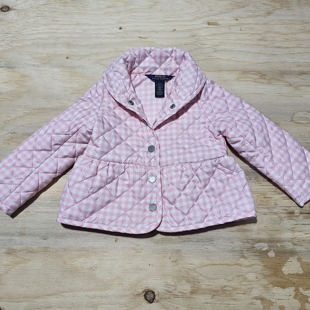 Polo Ralph Lauren Pink Quilted Girls' Jacket